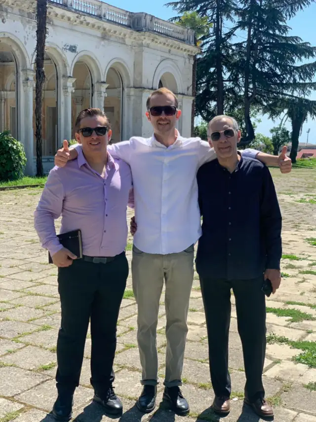 La delegazione Global Arredi in Abcasia